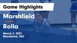 Marshfield  vs Rolla  Game Highlights - March 4, 2023