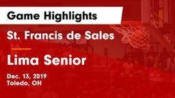 St. Francis de Sales  vs Lima Senior  Game Highlights - Dec. 13, 2019