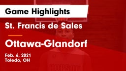 St. Francis de Sales  vs Ottawa-Glandorf  Game Highlights - Feb. 6, 2021