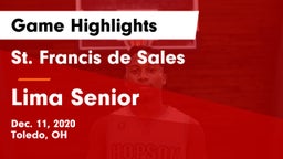 St. Francis de Sales  vs Lima Senior  Game Highlights - Dec. 11, 2020