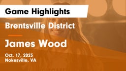 Brentsville District  vs James Wood  Game Highlights - Oct. 17, 2023