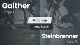 Matchup: Gaither  vs. Steinbrenner  2016