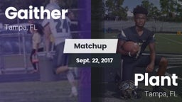 Matchup: Gaither  vs. Plant  2017