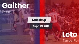 Matchup: Gaither  vs. Leto  2017