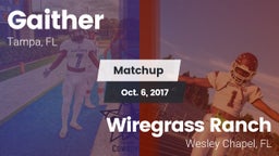 Matchup: Gaither  vs. Wiregrass Ranch  2017