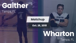 Matchup: Gaither  vs. Wharton  2018