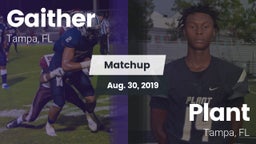 Matchup: Gaither  vs. Plant  2019