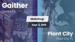 Matchup: Gaither  vs. Plant City  2019