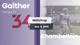 Matchup: Gaither  vs. Chamberlain  2019