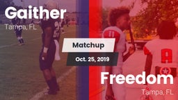 Matchup: Gaither  vs. Freedom  2019