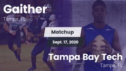 Matchup: Gaither  vs. Tampa Bay Tech  2020
