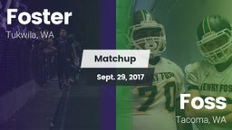 Matchup: Foster  vs. Foss  2017