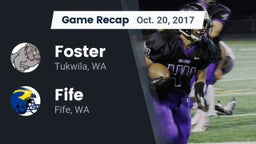 Recap: Foster  vs. Fife  2017