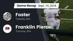 Recap: Foster  vs. Franklin Pierce  2018
