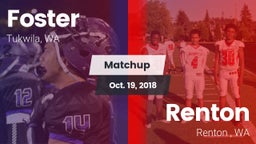 Matchup: Foster  vs. Renton   2018