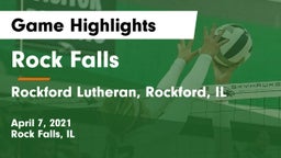 Rock Falls  vs Rockford Lutheran, Rockford, IL Game Highlights - April 7, 2021