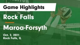Rock Falls  vs Maroa-Forsyth  Game Highlights - Oct. 2, 2021
