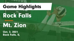 Rock Falls  vs Mt. Zion  Game Highlights - Oct. 2, 2021