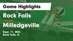 Rock Falls  vs Milledgeville  Game Highlights - Sept. 11, 2023