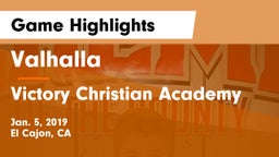 Valhalla  vs Victory Christian Academy Game Highlights - Jan. 5, 2019