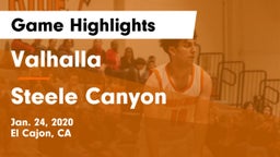 Valhalla  vs Steele Canyon  Game Highlights - Jan. 24, 2020