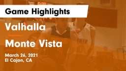 Valhalla  vs Monte Vista  Game Highlights - March 26, 2021