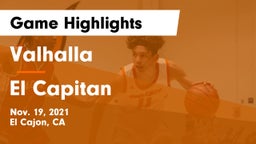 Valhalla  vs El Capitan Game Highlights - Nov. 19, 2021