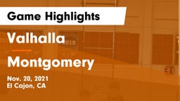 Valhalla  vs Montgomery  Game Highlights - Nov. 20, 2021