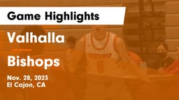 Valhalla  vs Bishops Game Highlights - Nov. 28, 2023