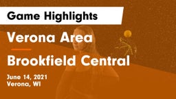 Verona Area  vs Brookfield Central  Game Highlights - June 14, 2021