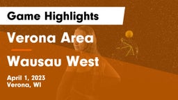 Verona Area  vs Wausau West  Game Highlights - April 1, 2023