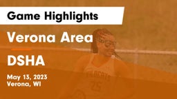 Verona Area  vs DSHA Game Highlights - May 13, 2023