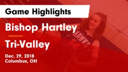 Bishop Hartley  vs Tri-Valley  Game Highlights - Dec. 29, 2018