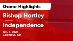 Bishop Hartley  vs Independence  Game Highlights - Jan. 4, 2020