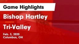 Bishop Hartley  vs Tri-Valley  Game Highlights - Feb. 3, 2020