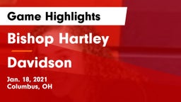 Bishop Hartley  vs Davidson  Game Highlights - Jan. 18, 2021