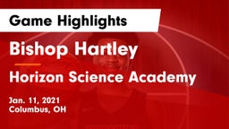 Bishop Hartley  vs Horizon Science Academy  Game Highlights - Jan. 11, 2021