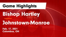Bishop Hartley  vs Johnstown-Monroe  Game Highlights - Feb. 17, 2021