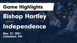 Bishop Hartley  vs Independence  Game Highlights - Nov. 27, 2021