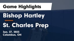 Bishop Hartley  vs St. Charles Prep Game Highlights - Jan. 27, 2023