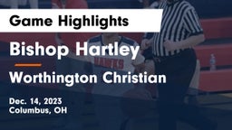 Bishop Hartley  vs Worthington Christian  Game Highlights - Dec. 14, 2023