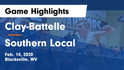 Clay-Battelle  vs Southern Local  Game Highlights - Feb. 14, 2020