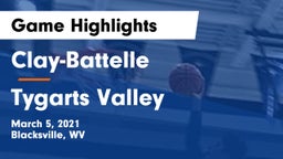 Clay-Battelle  vs Tygarts Valley  Game Highlights - March 5, 2021