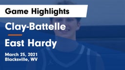 Clay-Battelle  vs East Hardy  Game Highlights - March 25, 2021