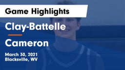 Clay-Battelle  vs Cameron  Game Highlights - March 30, 2021