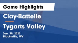 Clay-Battelle  vs Tygarts Valley  Game Highlights - Jan. 30, 2023