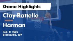Clay-Battelle  vs Harman Game Highlights - Feb. 8, 2023