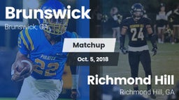 Matchup: Brunswick High vs. Richmond Hill  2018