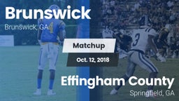 Matchup: Brunswick High vs. Effingham County  2018