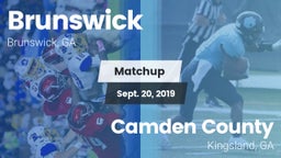 Matchup: Brunswick High vs. Camden County  2019